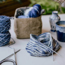 45368 Knit Pro Спицы круговые для вязания Basix Aluminum 5,5мм/150см, алюминий, серебристый