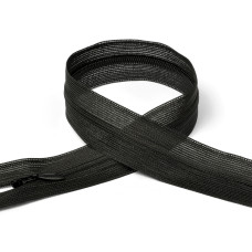 Молния MaxZipper пласт. потайная №3 20см н/р цв.F322 черный уп.50шт