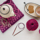 25322 Knit Pro Спицы круговые для вязания Cubics 3,5мм/60см, дерево, коричневый