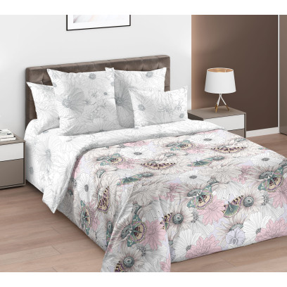 Ткань Перкаль 110 г/м² 100% хлопок шир.235 см арт.D.661681П255 цв.белый рул.33м (±5м)