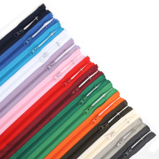 Молния MaxZipper пласт. спираль №5-N 75см АССОРТИ уп.15цв