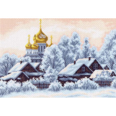 Рисунок на канве МАТРЕНИН ПОСАД арт.37х49 - 1201 Деревушка