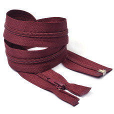 Молния MaxZipper пласт. спираль №5-N 45см цв.F179 т.бордовый уп.50шт