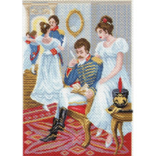 Рисунок на канве МАТРЕНИН ПОСАД арт.37х49 - 1676 Строчка в альбом