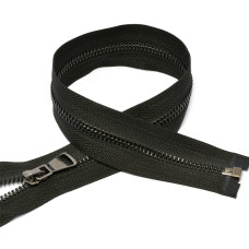 Молния MaxZipper мет. №5 черный никель шлиф.звено, 60 см цв.F322 черный уп.50шт