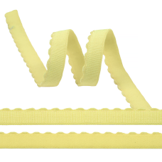 РезинкаTBY бельевая Отделочная становая 12мм арт.ЕТ1 пастельно-желтый F108 уп.50 м