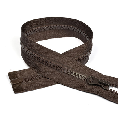 Молния MaxZipper трактор №5 1 замок усил.зв., 75см, цв.F304 коричневый уп.50шт