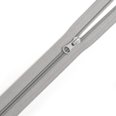 Молния MaxZipper пласт. спираль №5-N 18см н/р цв.S204 серый уп.50шт
