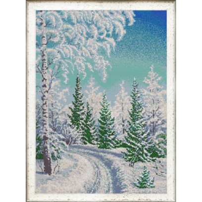 Рисунок на ткани (Бисер) КОНЁК арт. 9983 Зачарованный лес 45х60 см