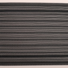 Кружево-стрейч KRUZHEVO арт.TBY.8020 шир.160мм цв.2 черный, уп.3м