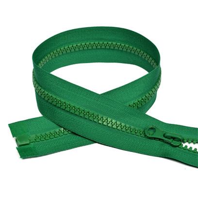 Молния MaxZipper трактор №5 1 замок усил.зв., 80см, цв.F258 зеленый уп.50шт
