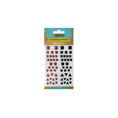 Эмалевые стикеры Craft Premier CP07001 Стимпанк уп.64шт