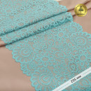 Кружево-стрейч KRUZHEVO арт.TBY.YSTL00839 шир.205мм цв.L422 тиффани уп.25м