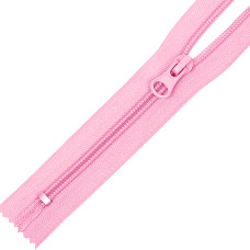 Молния MaxZipper пласт. спираль №5-N 18см н/р цв.F134 св.розовый уп.50шт