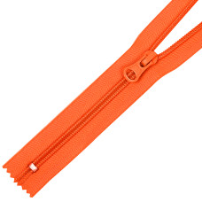 Молния MaxZipper пласт. спираль №5-N 18см н/р цв.F157 оранжевый уп.50шт