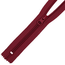 Молния MaxZipper пласт. спираль №5-N 18см н/р цв.F178 бордовый уп.50шт