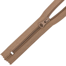 Молния MaxZipper пласт. спираль №5-N 18см н/р цв.F296 т.бежевый уп.50шт