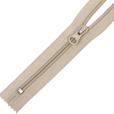 Молния MaxZipper пласт. спираль №5-N 18см н/р цв.F307 натуральный уп.50шт