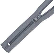 Молния MaxZipper пласт. спираль №5-N 18см н/р цв.F316 серый уп.50шт