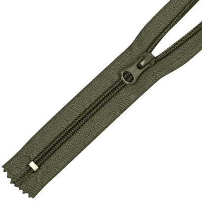 Молния MaxZipper пласт. спираль №5-N 18см н/р цв.F327 оливковый уп.50шт
