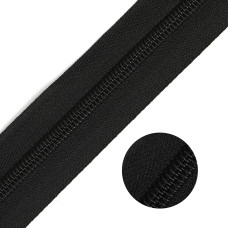 Молния MaxZipper рулонная СП#8 цв.F322 черный уп.200м