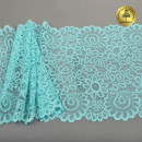 Кружево-стрейч KRUZHEVO арт.TBY.YSTL00839 шир.205мм цв.L422 тиффани уп.25м