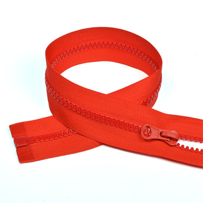 Молния MaxZipper трактор №5 1 замок усил.зв., 75см, цв.F162 красный уп.50шт