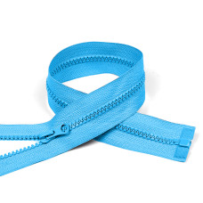 Молния MaxZipper трактор №5 1 замок усил.зв., 80см, цв.S144 т.голубой уп.10шт