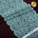 Кружево-стрейч KRUZHEVO арт.TBY.YSTL00839 шир.205мм цв.L422 тиффани уп.25м