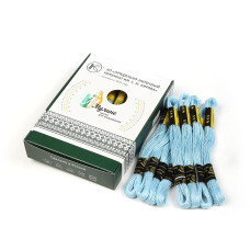 Нитки мулине цв.2501 бл.голубой 24х8м С-Пб
