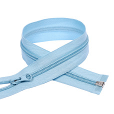 Молния MaxZipper пласт. спираль №5-N 70см цв.F184 голубой уп.10шт
