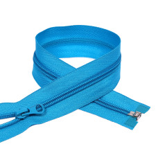 Молния MaxZipper пласт. спираль №5-N 35см цв.F274 ярк.голубой уп.50шт