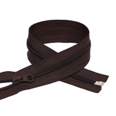 Молния MaxZipper пласт. спираль №5-N 55см цв.F304 т.коричневый уп.50шт