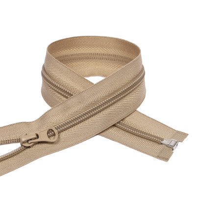Молния MaxZipper пласт. спираль №5-N 40см цв.F308 бежевый уп.50шт