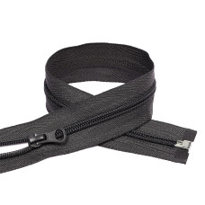 Молния MaxZipper пласт. спираль №5-N 50см цв.F312 т.серый уп.50шт