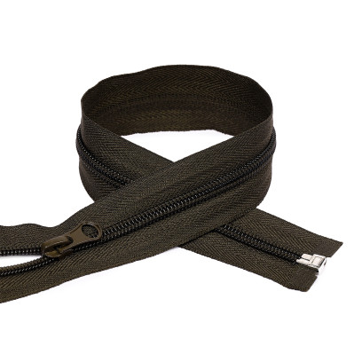 Молния MaxZipper пласт. спираль №5-N 50см цв.F328 хаки уп.50шт