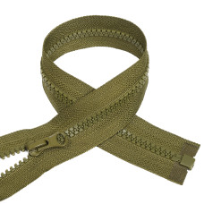 Молния MaxZipper трактор №5 1 замок усил.зв., 80см, цв.S888 св.хаки уп.10шт