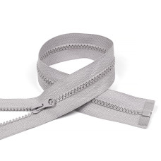 Молния MaxZipper трактор №5 1 замок усил.зв., 80см, цв.S336 св.серый уп.10шт