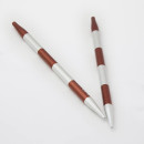 42145 Knit Pro Спицы съемные для вязания SmartStix 4мм для длины тросика 20см, алюминий, серебристый/сапфир