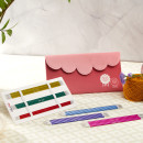 47421 Knit Pro Набор чулочных спиц для вязания 15см Zing, алюминий, 5 видов спиц (новый дизайн арт.47401)