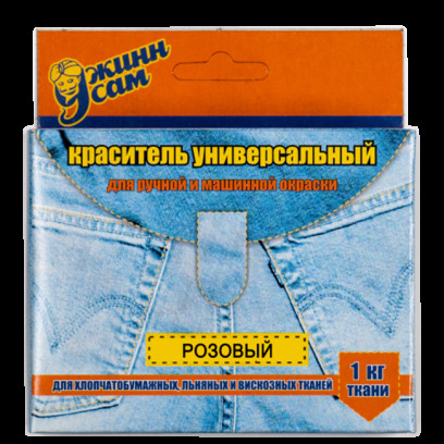 Краситель для ткани Джинн Сам цв. розовый уп. 20г