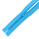 Молния MaxZipper трактор №5 1 замок усил.зв., 80см, цв.S144 т.голубой уп.50шт