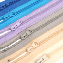 Молния MaxZipper пласт. спираль №5-N 65см АССОРТИ уп.15цв