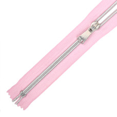 Молния MaxZipper спираль №5 декор. н/р 18см цв.S207 св.розовый уп.50шт